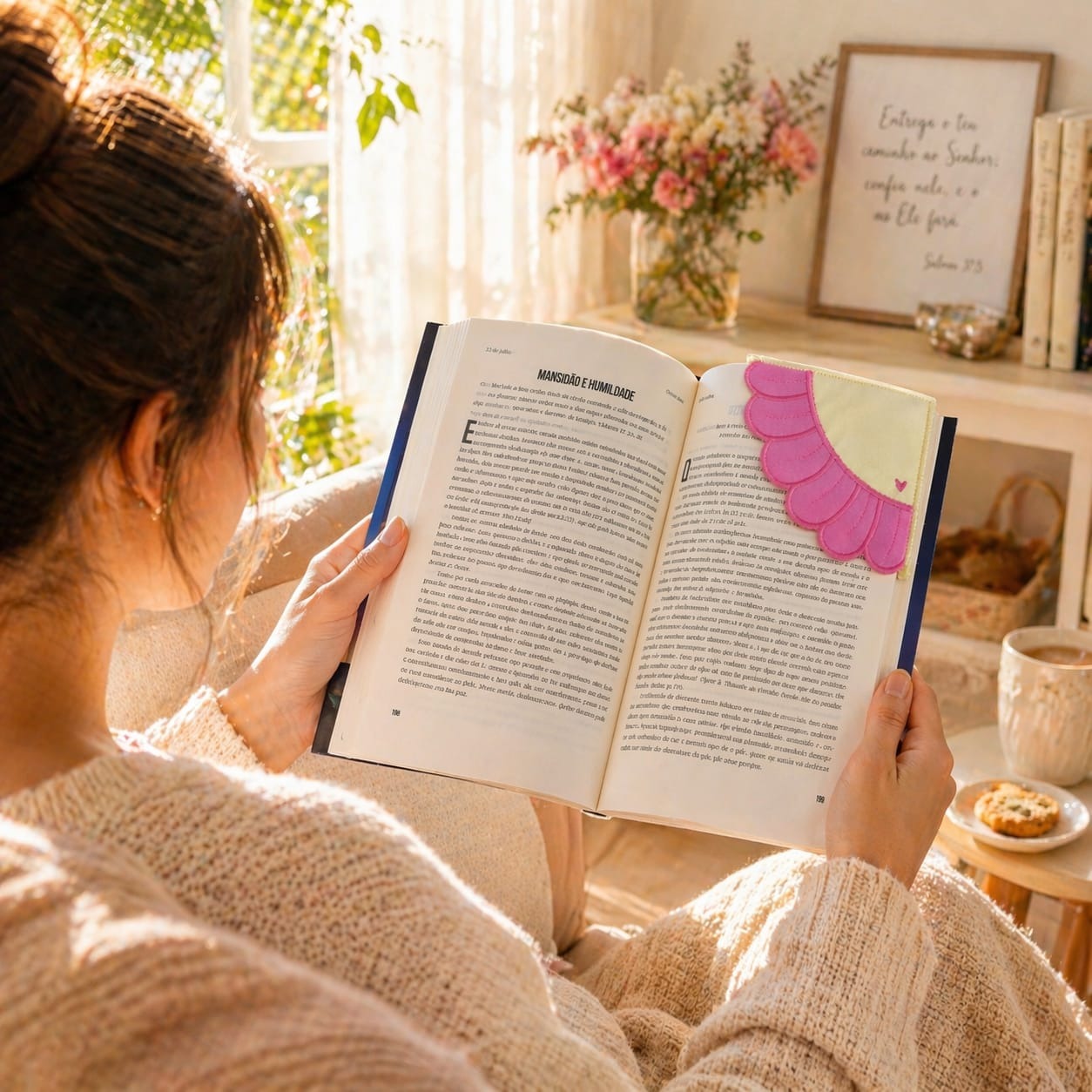 Entre Páginas — peça de inspiração